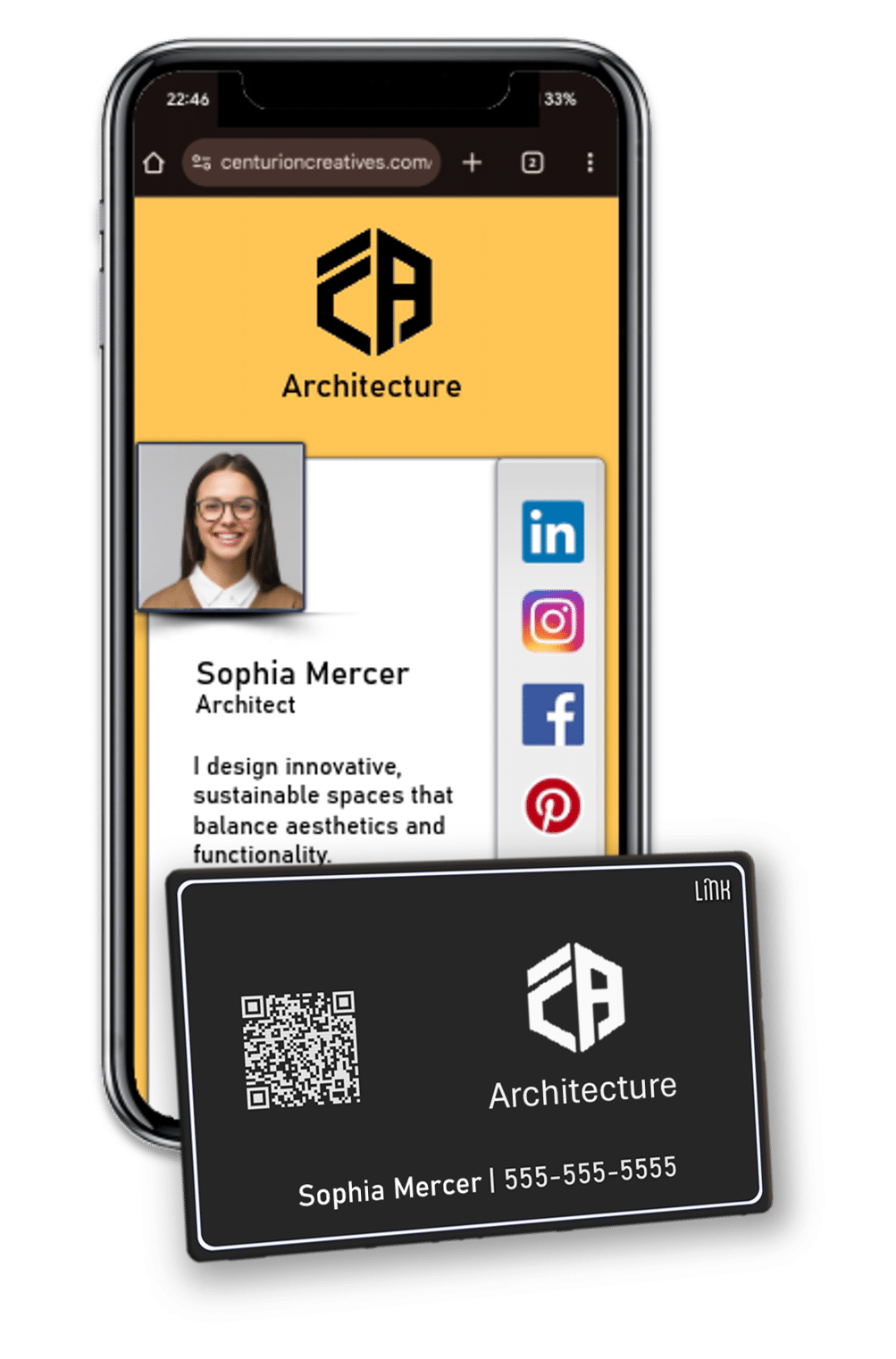 Metal Business Cards | LiNK by Centurion Creatives
